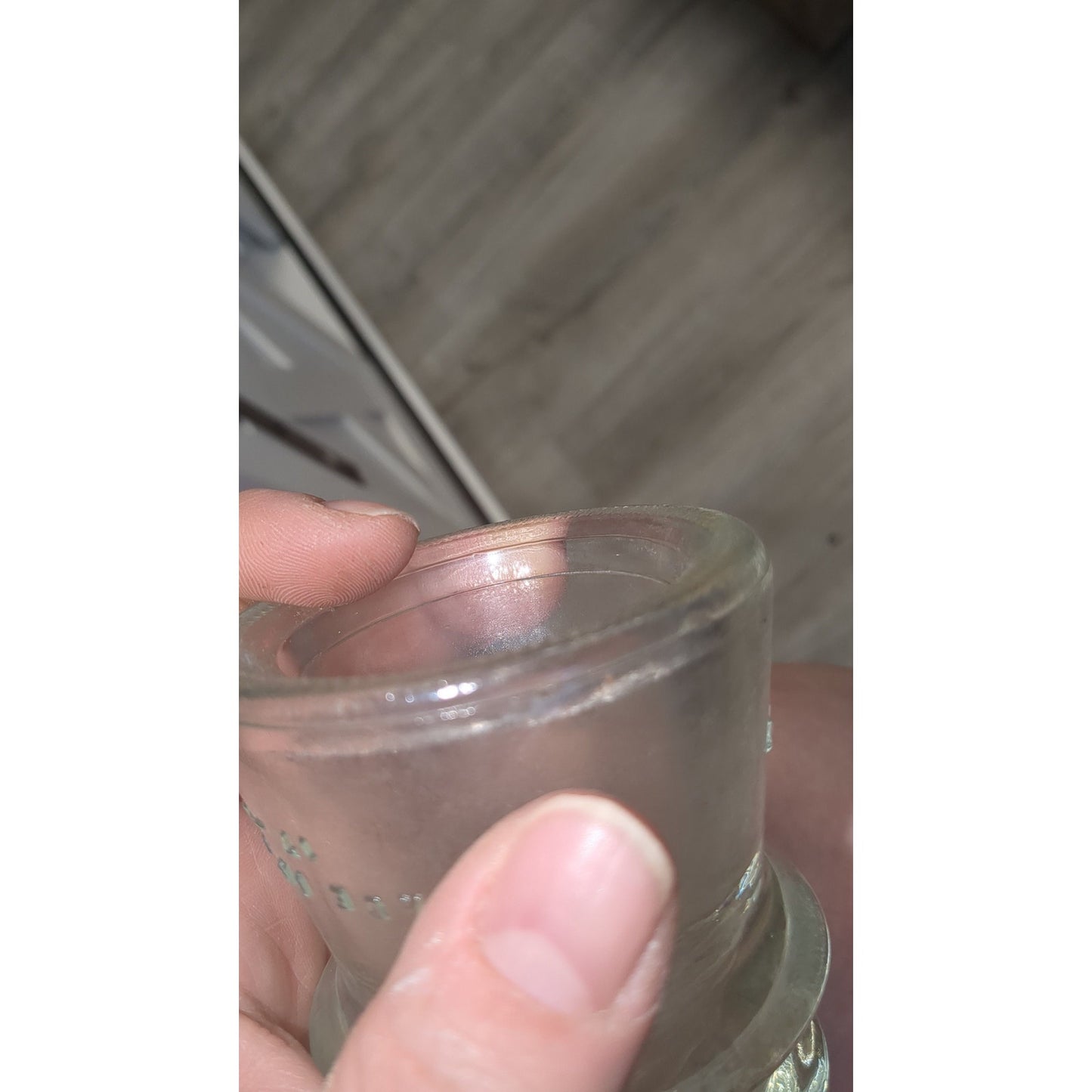 Vintage Hemingray Clear Glass Insulator #17 AS IS h617