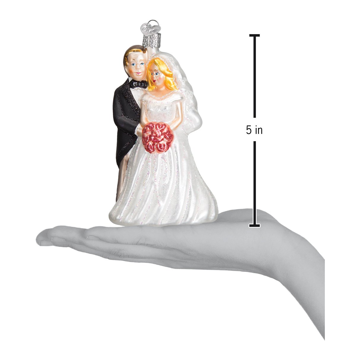 Bridal Couple Ornament NOT AVAILABLE AT MINDEN STORE
