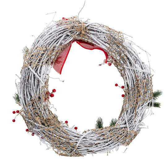 SALE | White Winter/Christmas Wreath | KJ Made