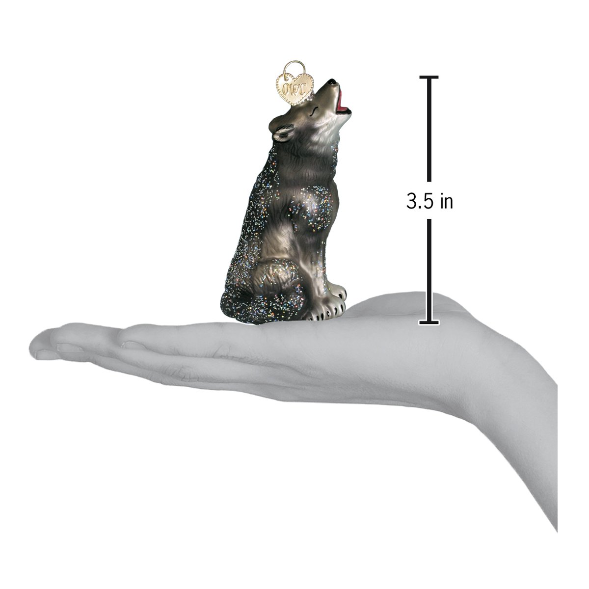 Howling Wolf Ornament NOT AVAILABLE AT MINDEN STORE