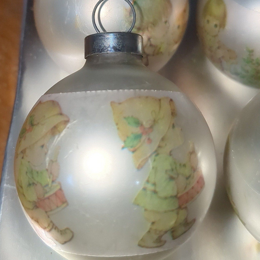 Vintage Hallmark Original Christmas Ornaments Little Miracles by Ruth Morehead Two Sets of Four