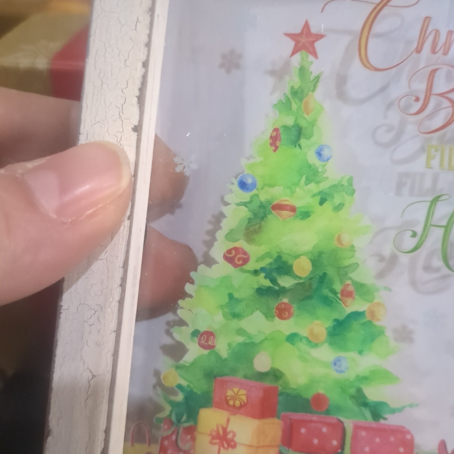 5x7 Christmas blessings fill your homewindow