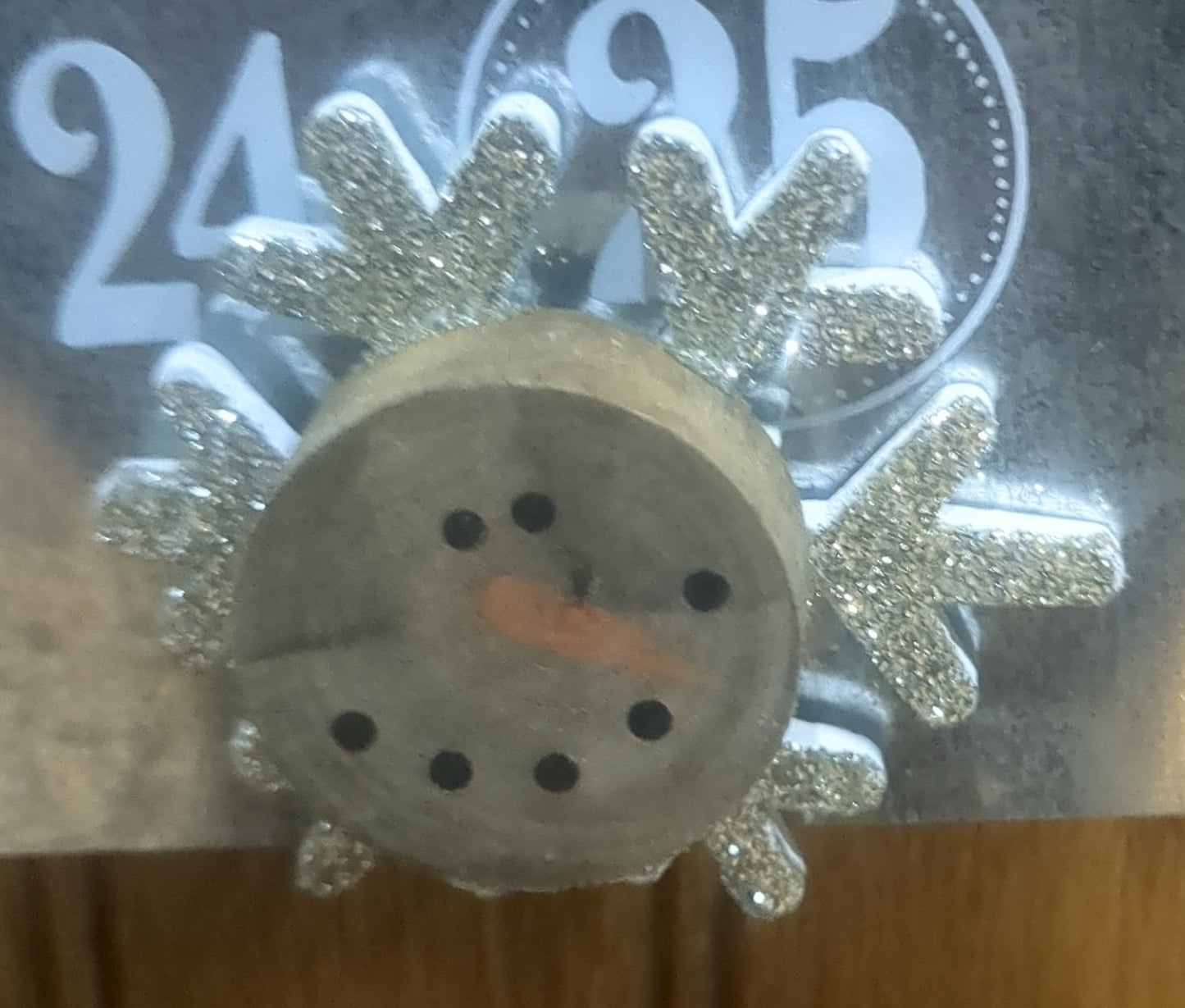 Galvanized Metal Christmas Advent Countdown av7