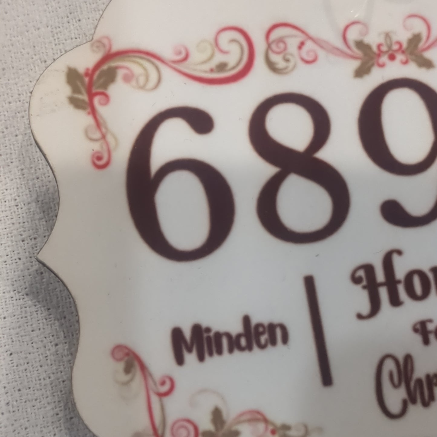 Minden Nebraska's ZIP Code Ornament Floral Special Order