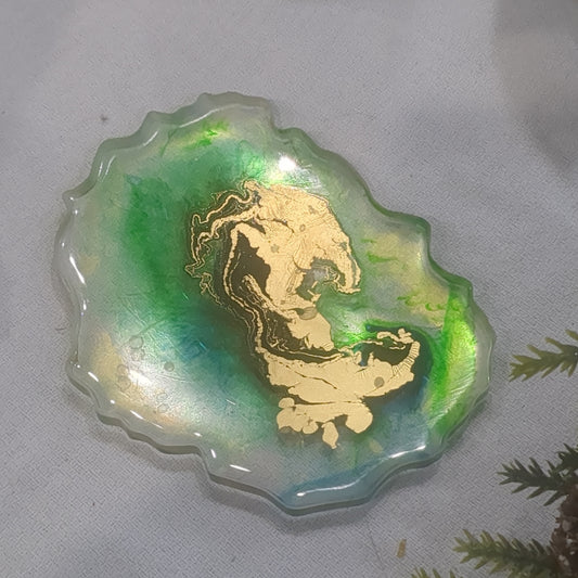 Coaster Set of 4 Agate Stone look cs9