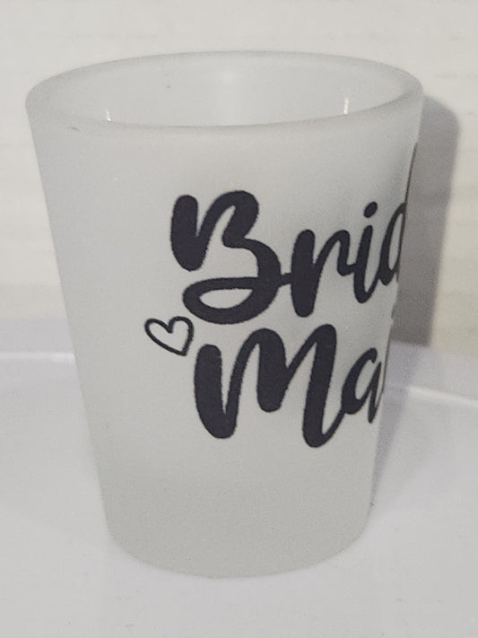 Frosted Shot Glass Bridesmaid