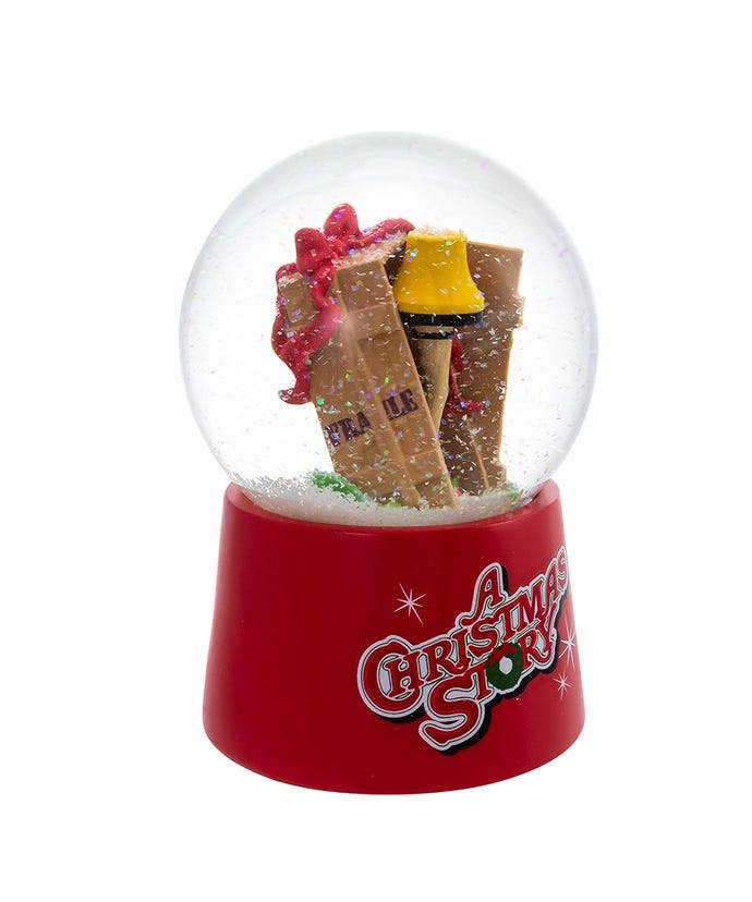 Wind-Up Musical Leg Lamo Water Snow Globe 100MM sg13