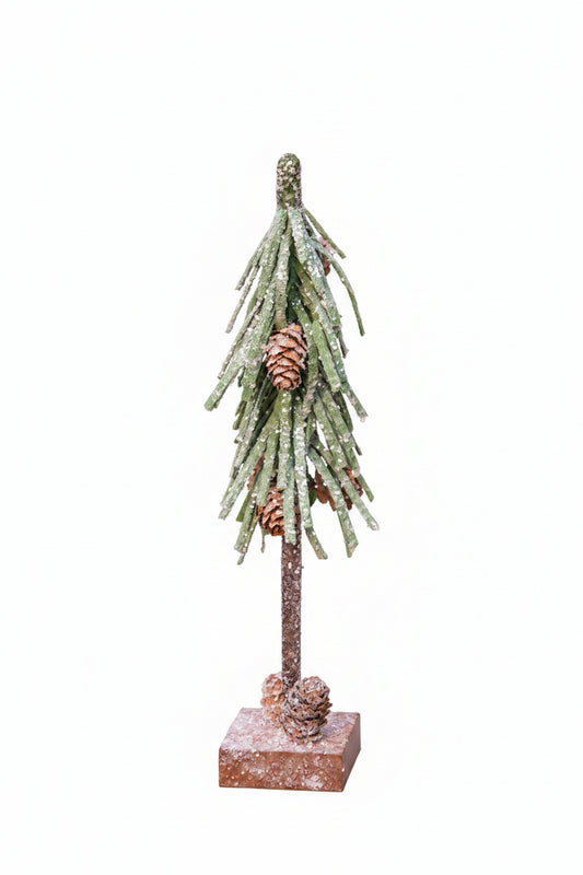 Glittered Pinecone Tree, 10 inch