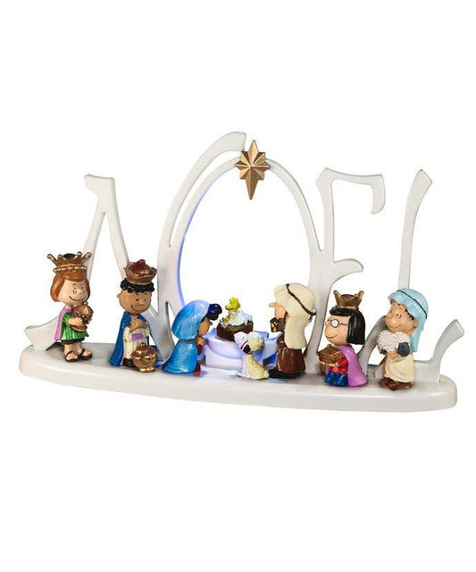 Peanuts Lighted Nativity pe1