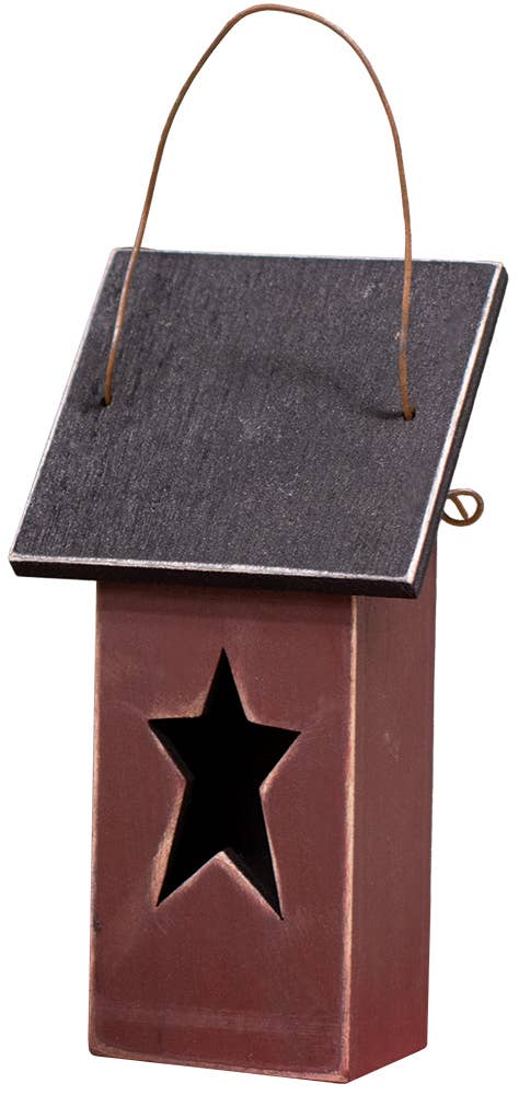 Saltbox House Ornament red only