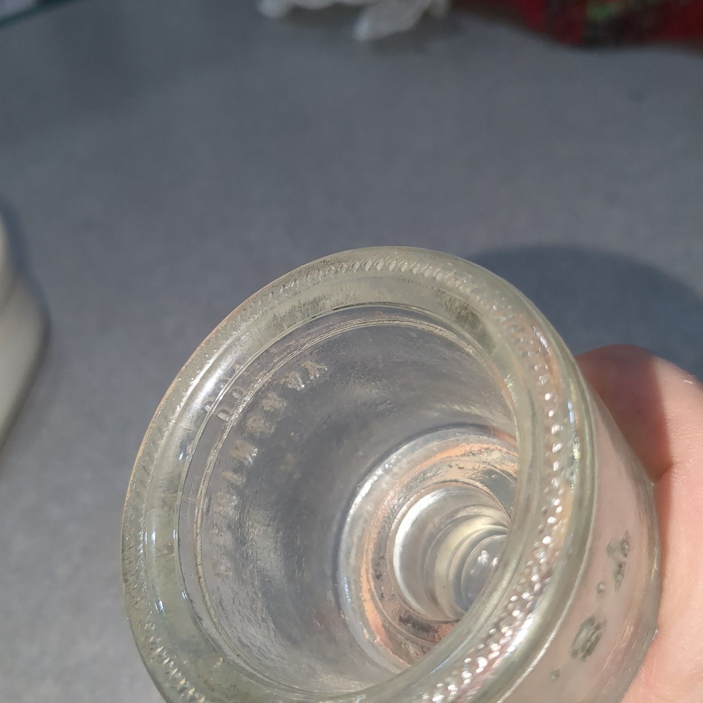 Vintage Clear Glass Hemingray Insulator 7-59 HSTS