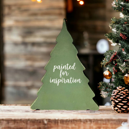 Unfinished MDF Primitive Rustic Wood Christmas Tree Wavy Style Medium ws02
