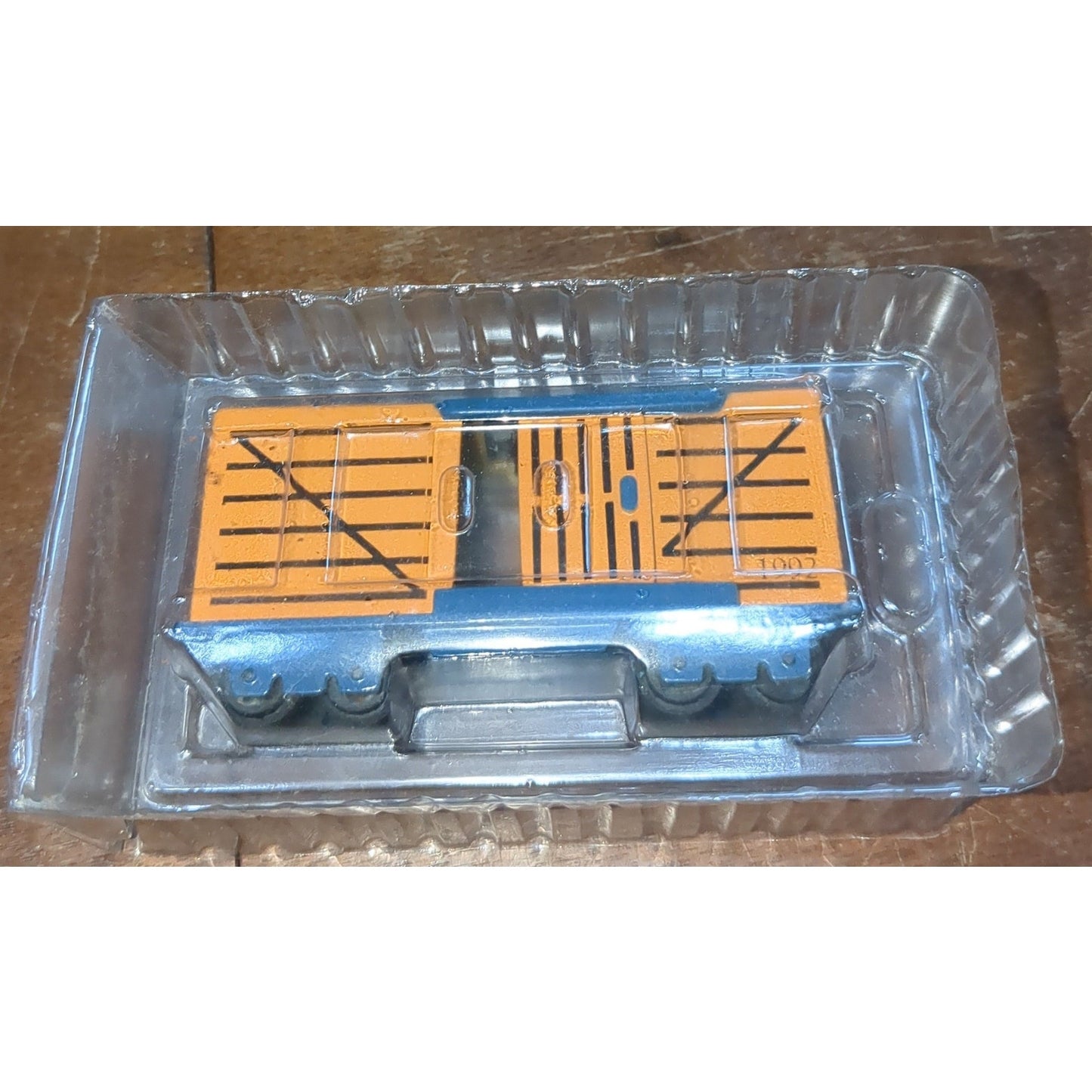 Vintage Hallmark Christmas Ornament Skyline Stock Train Car cast metal 1992