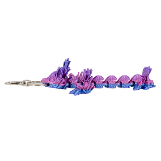 3D Printed Dragon Figurine Keychain | Multiple Colors | Black Sheep Products LLC