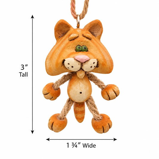 Orange Tabby Cat Ornament | Bert Anderson Collection