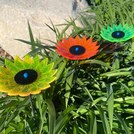 Garden Sunflower Yard Decor | Variety 3 Pack | Shipping Included | Glowing Creation