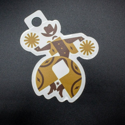 Cowboy Old West Weather Resistant Sticker | HEARTlandia