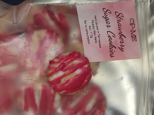 WM1a Strawberry Sugar Cookies Wax Melts 1oz