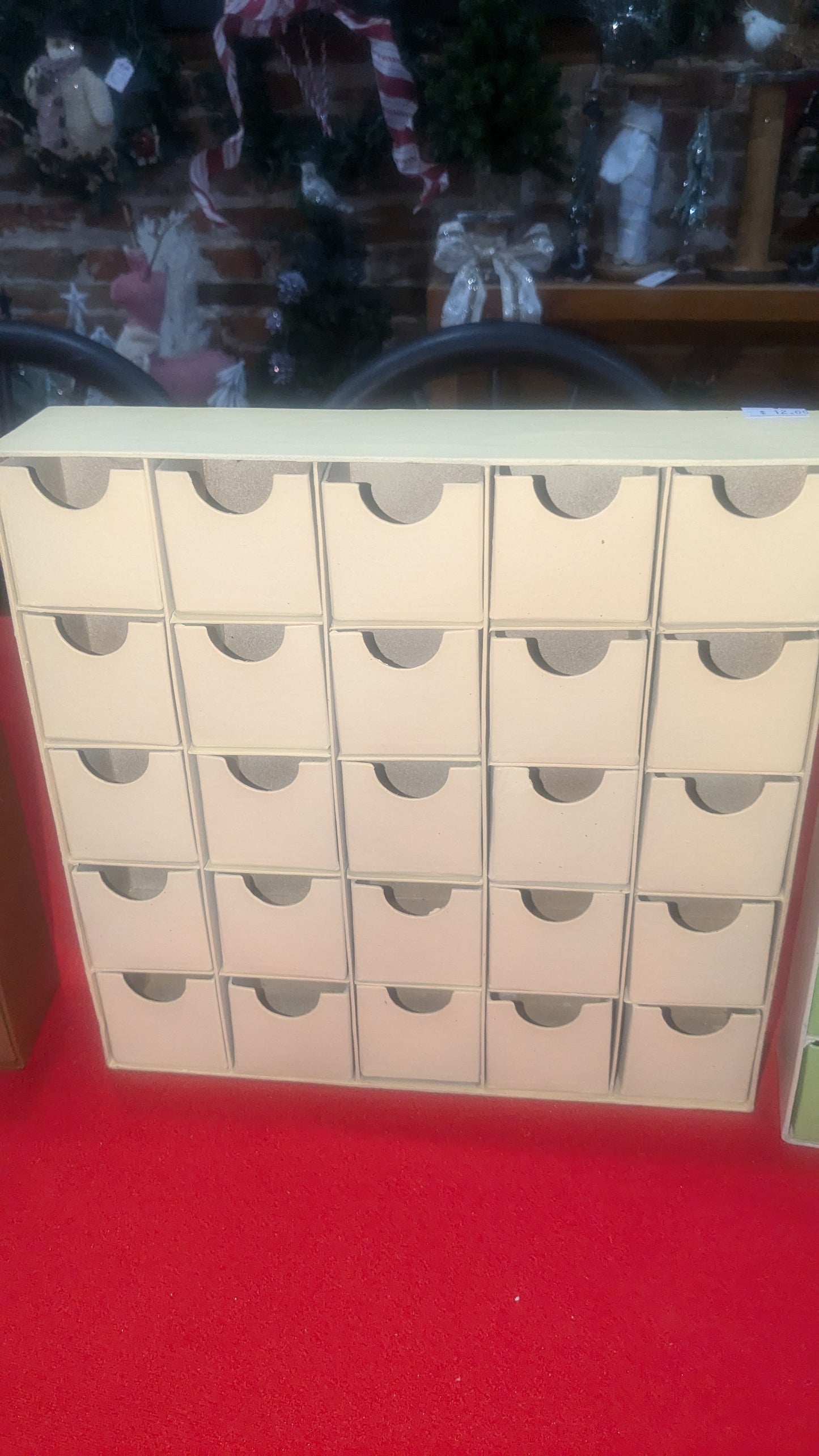 25 little boxes that come out of the frame can be used for Christmas, vacation countdown, Advent