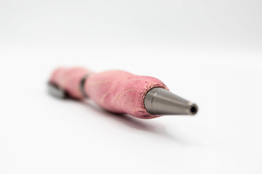 SALE | Handcrafted Wood Pen | Pink Stained | Handmade
