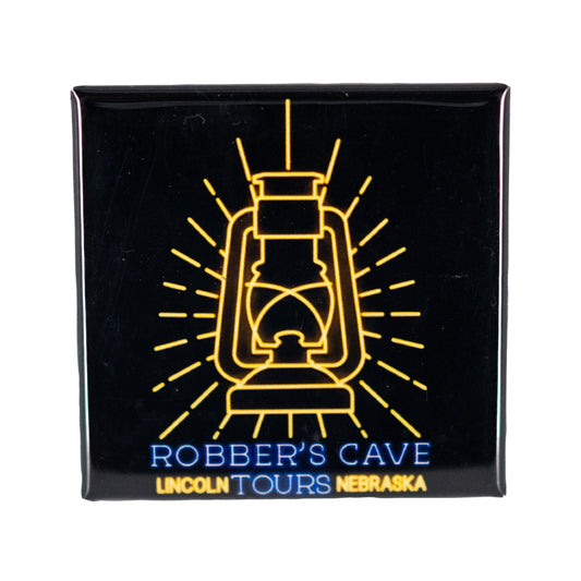 Robber's Cave Magnet | 2 x 2 | Multiple Designs | Robber's Cave Black Lantern