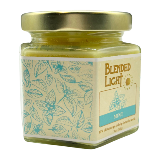 Mint Scented Candle | Multiple Sizes | Blended Light