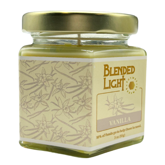 Vanilla Scented Candle | Multiple Sizes | Blended Light
