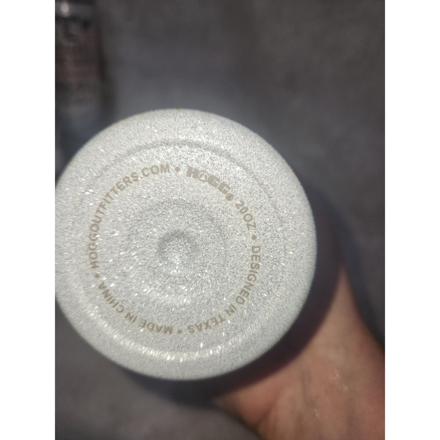 20 oz Stainless Steel Glitter Tumbler Bee Kind Bee Happy Bee Sweet