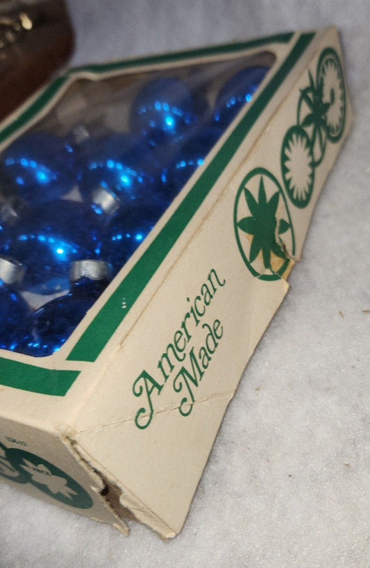 Vintage Possible Coby Glass Ornament Box of 10 AS IS bo12