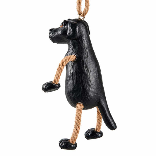 Dangly Black Lab Ornament | Bert Anderson Collection