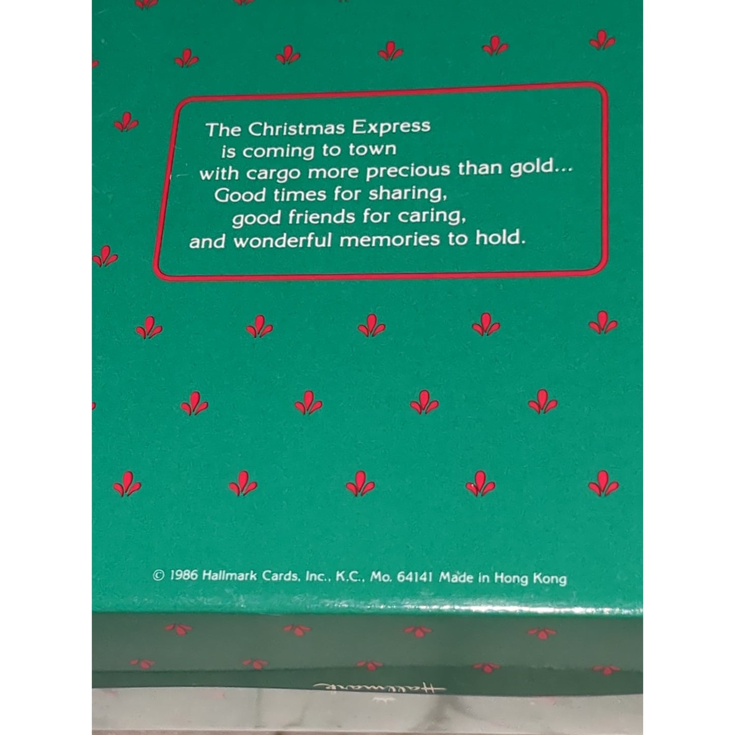 Vintage Hallmark Keepsake Ornament The Locomotive #5 in the Tin Locomotive Series 1986 hh287