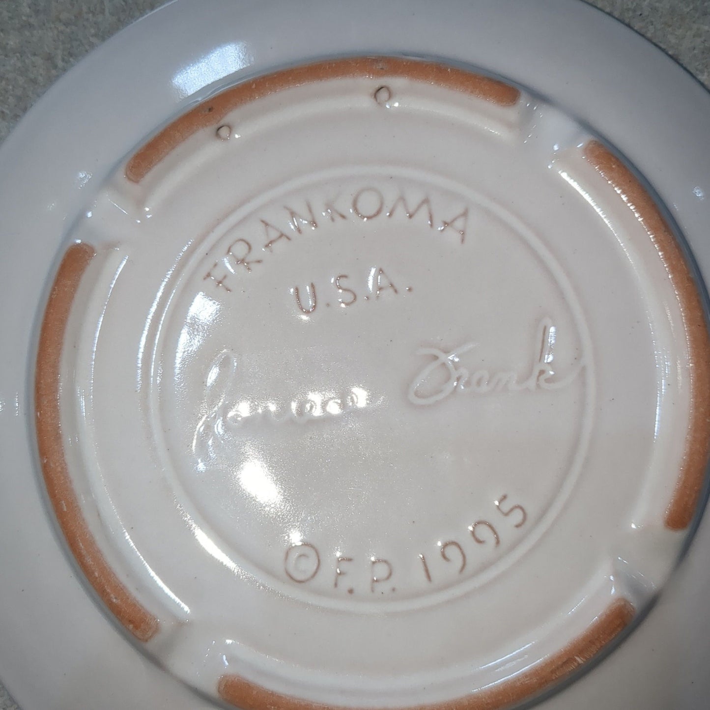 vintage francoma plate 1995 fear not Mary