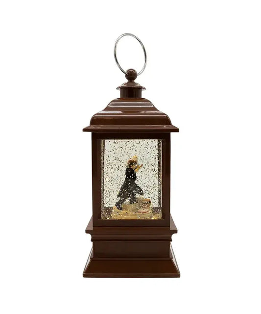 9"BO H POTTR SPINNING MUSICAL LANTERN+LED