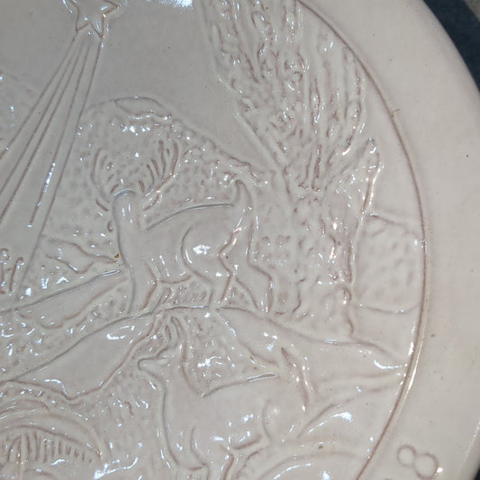 vintage Frankoma plate 1988 The Guiding Light