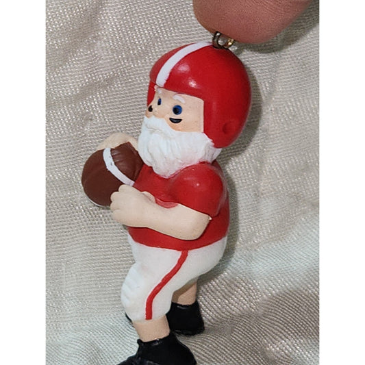 Vintage Hallmark Keepsake Ornament Holiday Hero Football Player 1988