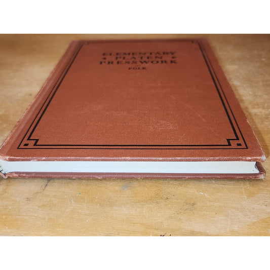 Vintage Hardcover Book Elementary Platen Presswork Ralph W. Polk 1931 Vb91
