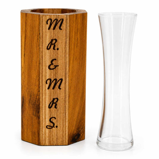 Wooden Flower Vase Holder | Multiple Designs | Raising Grain Wood Works