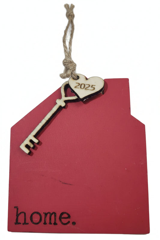 Custom Order Ornament Wooden New House