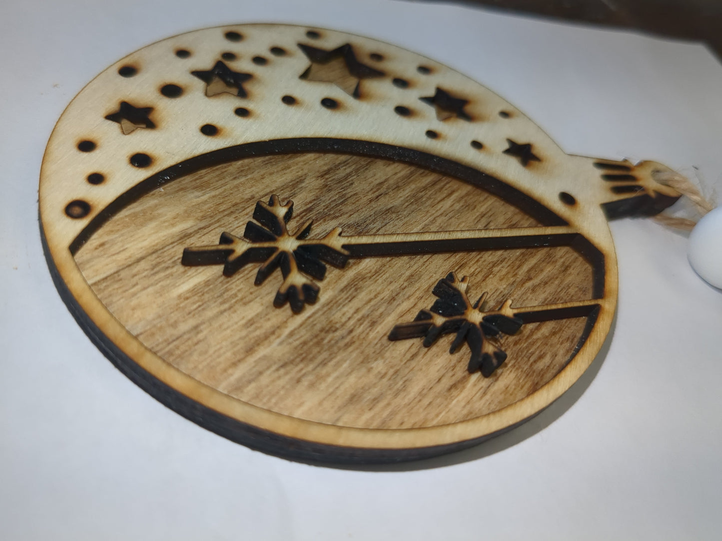 Ornament or car charm moon stars crosses ho2