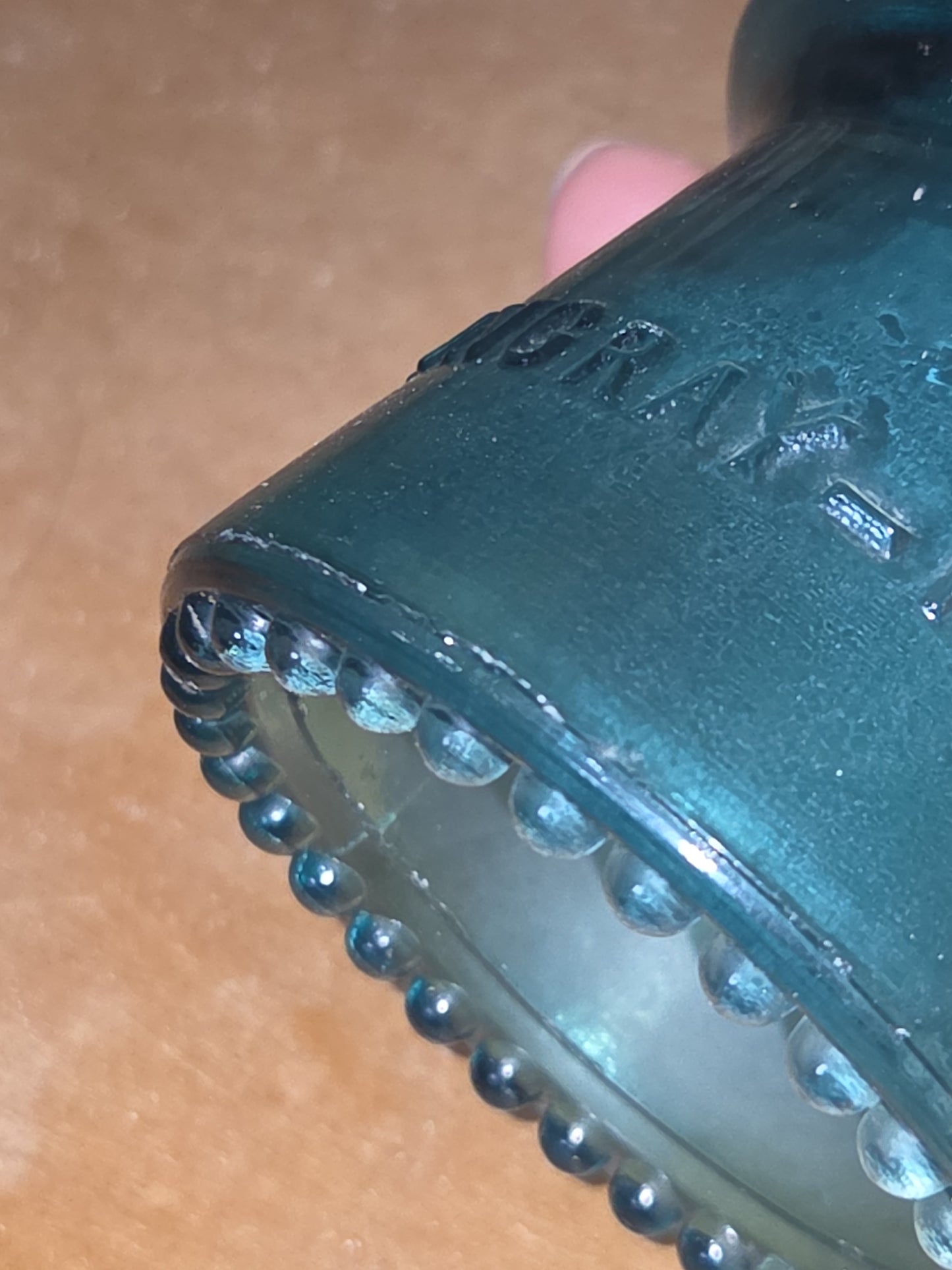 Vintage Insulator Hemingray #16 Teal Glass AS IS h616t