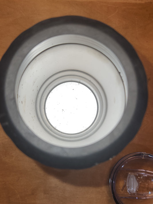 Custom Order 17 Oz Insulated Stainless Steel Tumbler with Can Cooler Top and Tumbler Lid with Black, Rechargeable Removeable Bluetooth Speaker