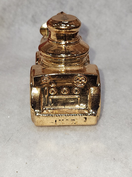 Avon Decanter First Volunteer gold fire truck Oland Cologne av561