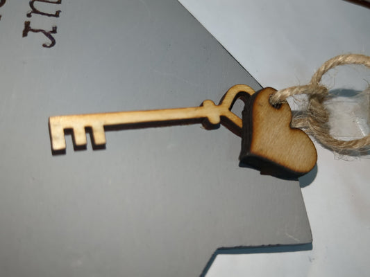 Ornament or car charm Our New Home ho1