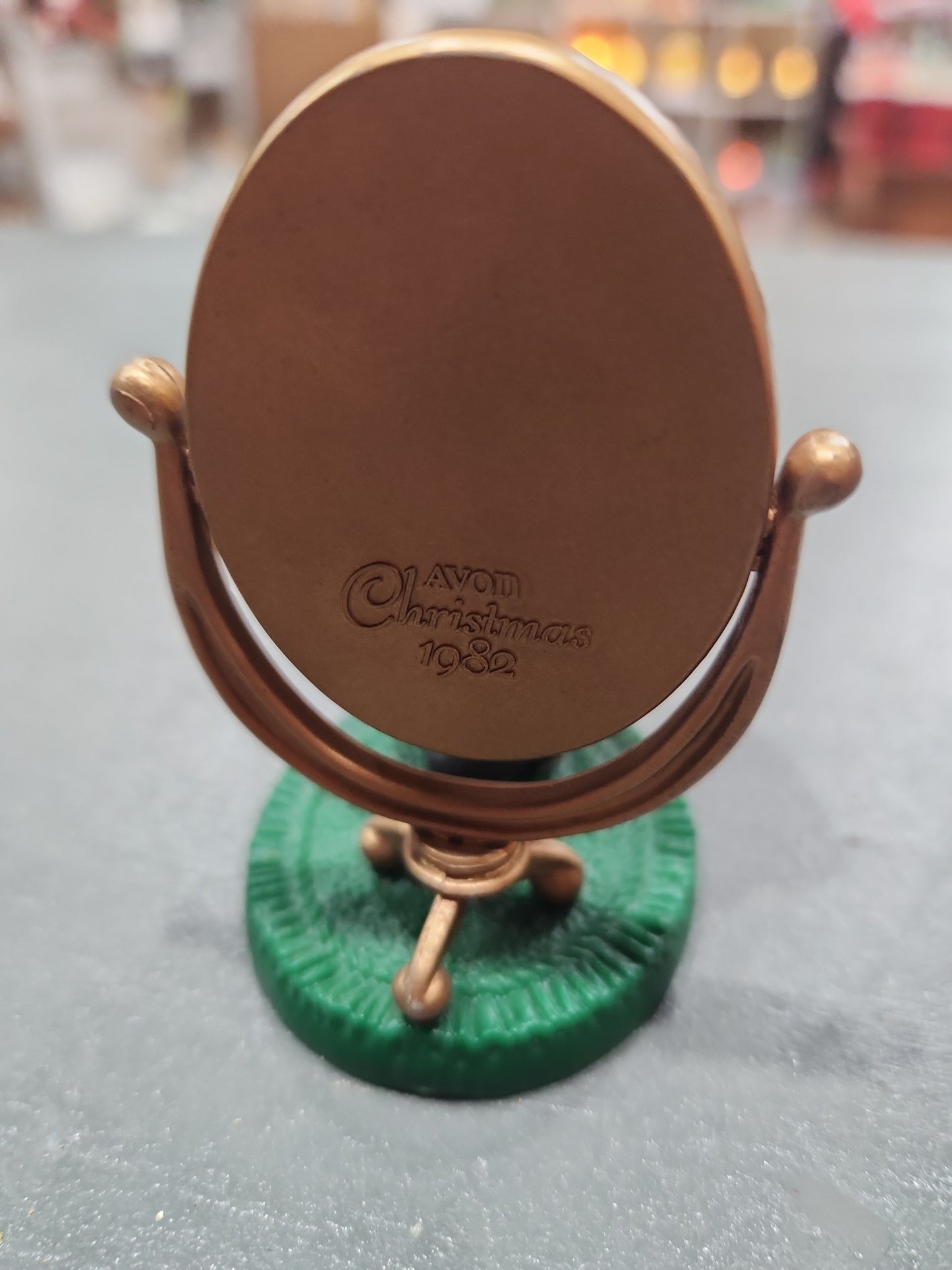 Vintage Avon Ornament Melvin P Merrymouse Christmas Mirror 1982 NO BOX av03 CLEARANCE