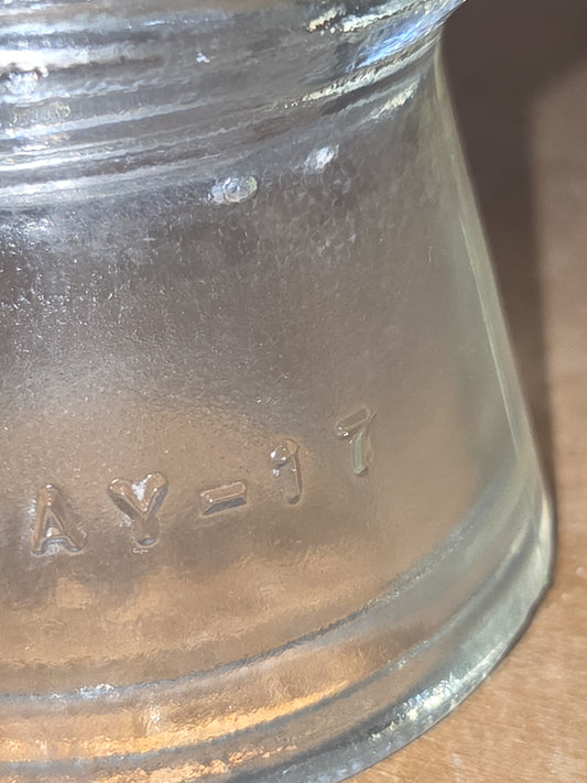 Vintage Insulator Hemingray #17 Clear Glass h617