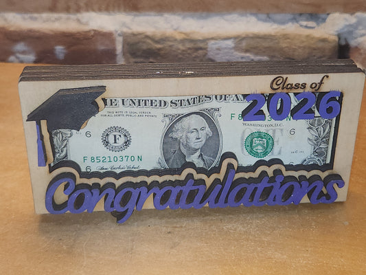 Graduation Gift Money Holder 2026 Unfinished we can Personalize