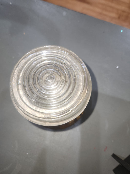 Vintage Glass Light Cover for Crafting or Add a Candle cr5