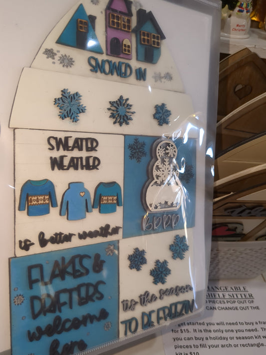 Winter kit for interchangeable arch or rectangle frame. FRAME SOLD SEPERATLEY