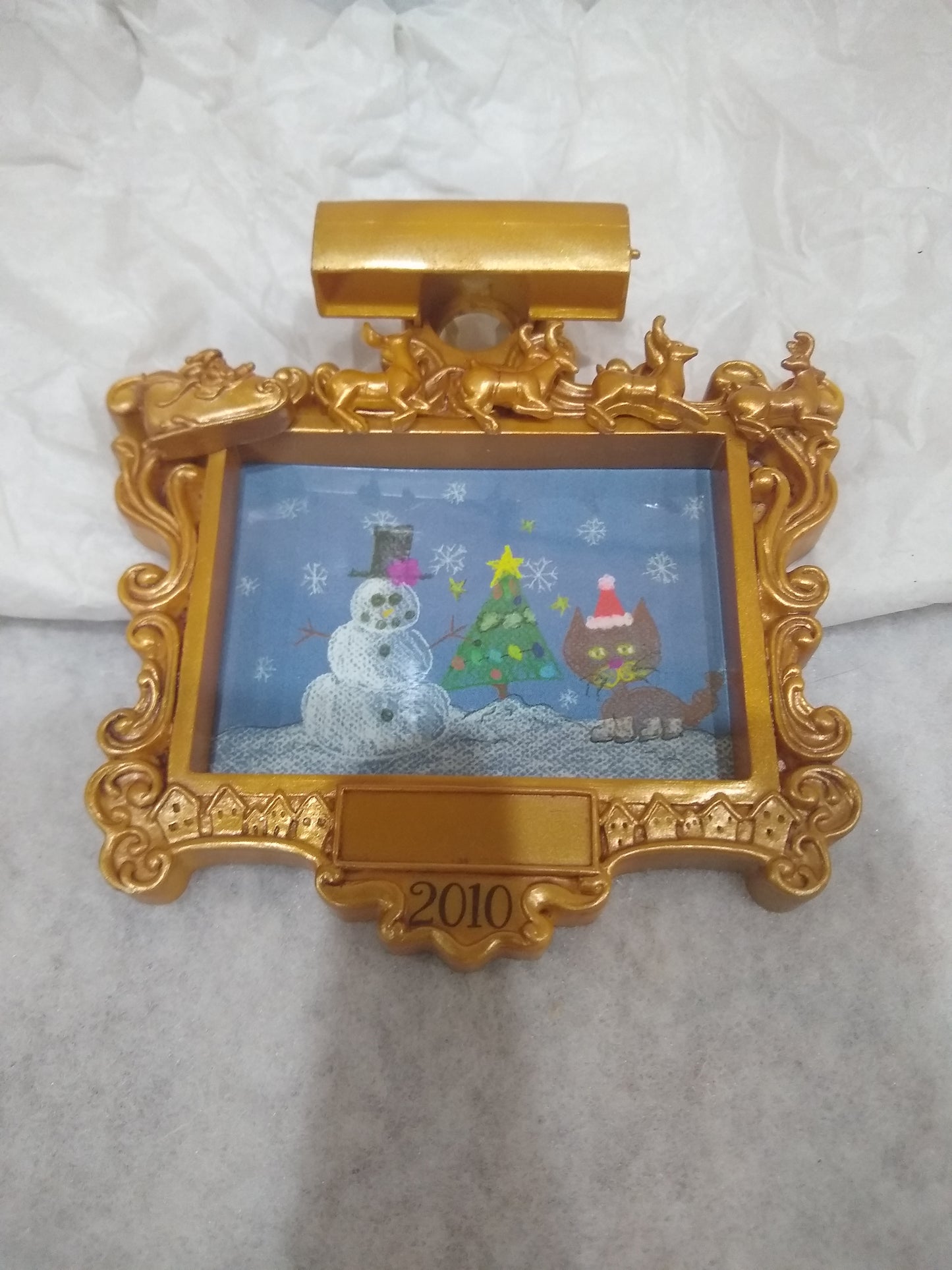 2010 Hallmark Keepsake Ornament My Masterpiece Artwork Display