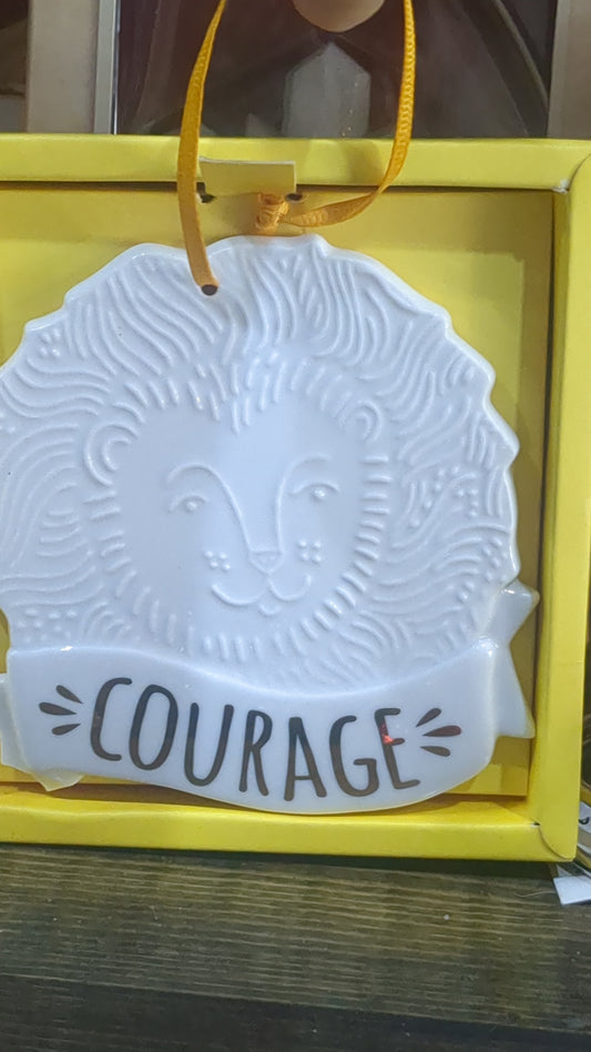 Ceramic Ornament with Gift Box St. Jude sj1